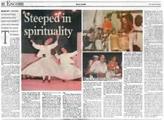 Article from "The News" 12.march 2000, with report from the festival and picture of Terpsichore.